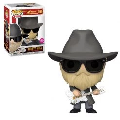 Funko POP Rocks - ZZ Top Dusty Hill Flocked POP! Vinyl Figures