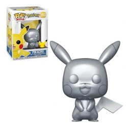 Funko Pokemon - Pikachu (Metallic Silver) Pop! Vinyl Figure
