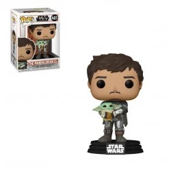 Funko Funko Items Star Wars The Mandalorian - The Mandalorian Mando Holding Grogu POP! Vinyl Figure