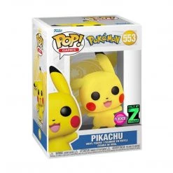 Funko Pokémon - Pikachu (Waving) Flocked Exclusive POP! Vinyl Figure Funko Items
