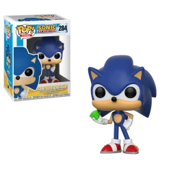 Funko Sonic The Hedgehog - Sonic With Emerald Pop! Vinyl Figure