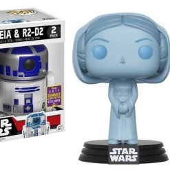 Funko SDCC 2017 - Star Wars Hologram Princess Leia & R2-D2 Exclusive 2-Pack Pop! Vinyl Figure