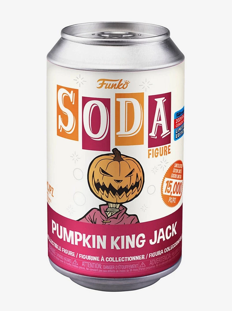 Funko NYCC 2021 - Nightmare Before Christmas Pumpkin King Jack Soda Can Exclusive Vinyl Figure Convention Exclusives 1 Funko NYCC 2021 - Nightmare Before Christmas Pumpkin King Jack Soda Can Exclusive Vinyl Figure Convention Exclusives