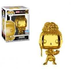 Funko Marvel Studios First 10 Years - NYCC 2018 Shuri (Gold Chrome) Exclusive Pop! Vinyl Figure