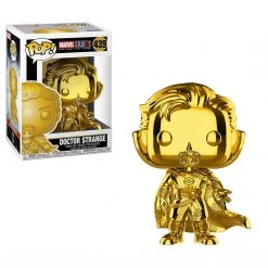 Funko Marvel Studios First 10 Years - Doctor Strange (Gold Chrome) POP! Vinyl Figure Funko Items