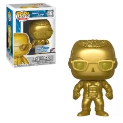 Funko WWE Smackdown Live - 20th Anniversary Gold The Rock Exclusive Pop! Vinyl Figure