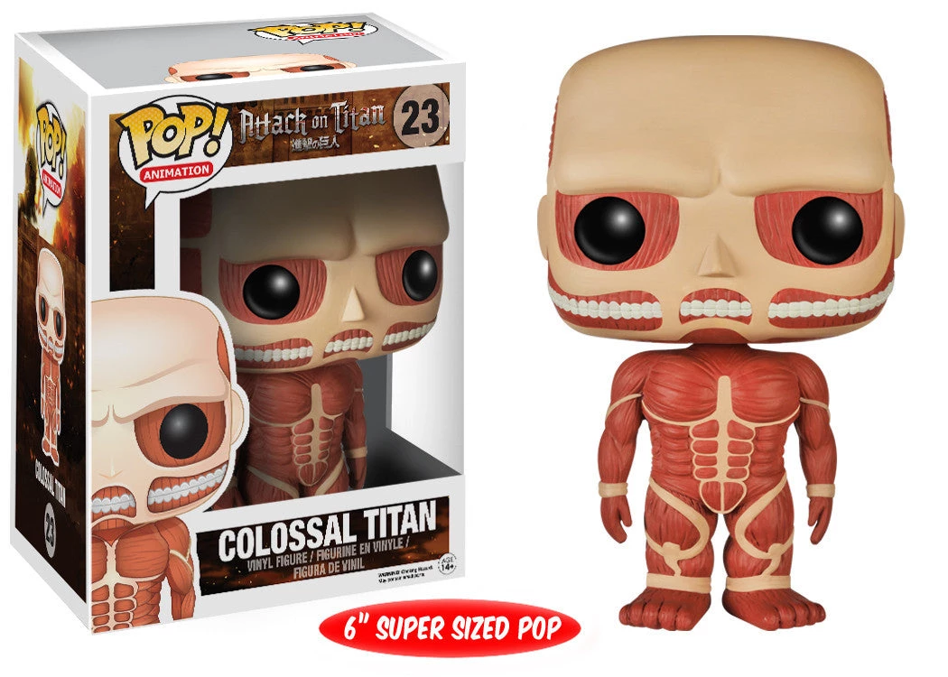 Funko Attack On Titan Colossal Titan 6" Pop! Vinyl Figure Funko Items