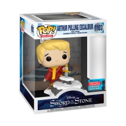 Funko Convention Exclusives NYCC 2021 - Sword In The Stone Arthur Pulling Excalibur Exclusive Deluxe POP! Vinyl Figure