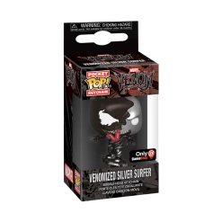 Funko Marvel Venom - Venomized Silver Surfer (Metallic) Exclusive Pocket POP! Keychain Funko Items