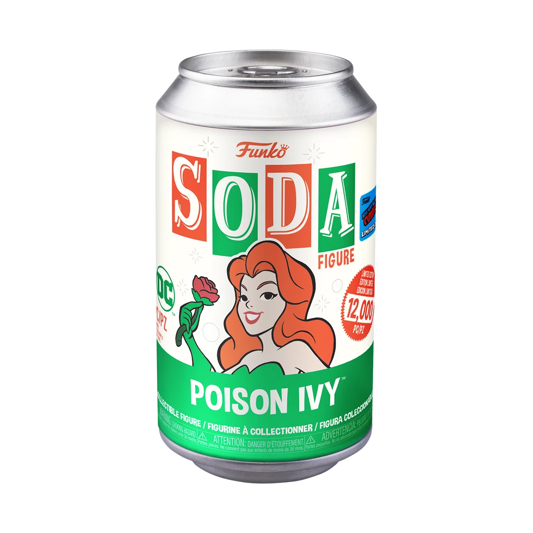 Funko NYCC 2021 - DC Poison Ivy Soda Can Exclusive Vinyl Figure 1 Funko NYCC 2021 - DC Poison Ivy Soda Can Exclusive Vinyl Figure