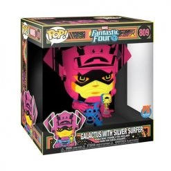 Funko Marvel Fantastic Four (2020) - Black Light Galactus /w Silver Surfer Exclusive 10-inch Pop! Vinyl Figure Funko Items