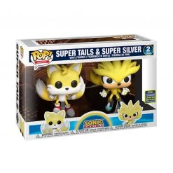 Funko SDCC 2020 - Sonic The Hedgehog Super Tails And Silver Exclusive 2-Pack Pop! Vinyl Figures