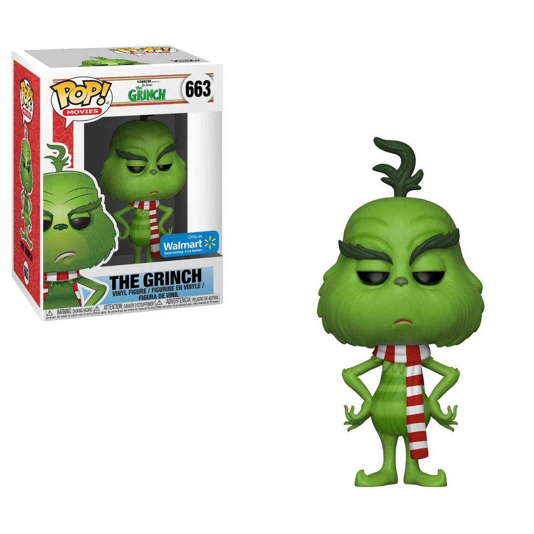 Funko Dr. Seuss - The Grinch (with Scarf) Exclusive POP! Vinyl Figure Funko Items 1 Funko Dr. Seuss - The Grinch (with Scarf) Exclusive POP! Vinyl Figure Funko Items