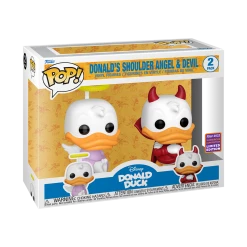 Funko WonderCon 2022 - Disney Donald Shoulder Angel And Devil Exclusive 2-Pack Pop! Vinyl Figure Funko Items