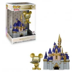 Funko Pop Town - Walt Disney World 50th Cinderella's Castle /w Golden Mickey Exclusive Pop! Vinyl