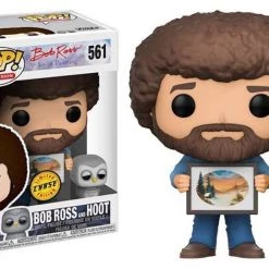Funko Funko Items Joy Of Painting - Bob Ross With Hoot Chase POP! Vinyl Figure