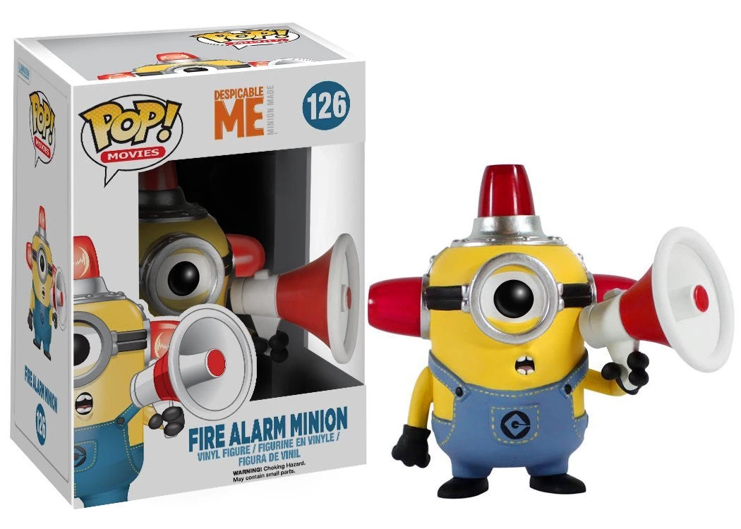 Funko Despicable Me Fire Alarm Minion Pop! Vinyl Figure Funko Items 1 Funko Despicable Me Fire Alarm Minion Pop! Vinyl Figure Funko Items