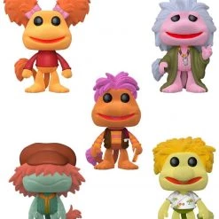 Funko Fraggle Rock - Flocked Fraggle Exclusive 5-Pack (LE3000) Pop! Vinyl Figures