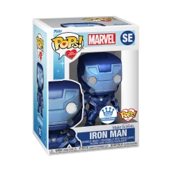 Funko POPs With Purpose - Make-A-Wish Iron Man (Blue Chrome) Exclusive POP! Vinyl Figure