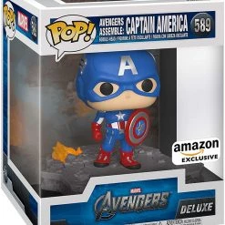 Funko Avengers Assemble - Captain America Deluxe Exclusive Pop! Vinyl Figure