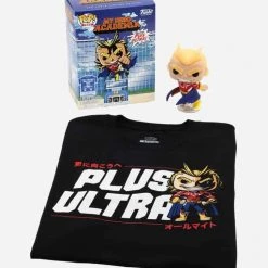 Funko POP Tees - My Hero Academia Glow-In-The-Dark Silver Age All Might Pop With Tee Exclusive