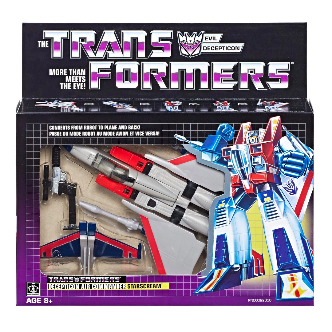 Hasbro Transformers 2018 G1 Reissue - Starscream Transformers Items 1 Hasbro Transformers 2018 G1 Reissue - Starscream Transformers Items