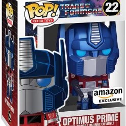 Funko POP Retro Toys - The Transformers Optimus Prime (Metallic) Exclusive POP! Vinyl Figure Funko Items