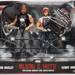 Jazwares AEW Unrivaled Exclusive Series - Exploding Barbed Wire Death Match (Blood And Guts)