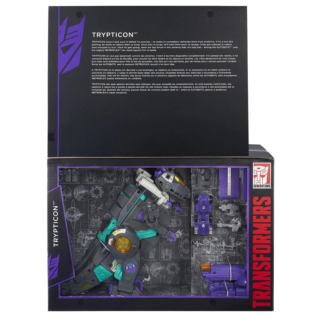 Hasbro Transformers Items Platinum Edition G1 Trypticon 4 Hasbro Transformers Items Platinum Edition G1 Trypticon