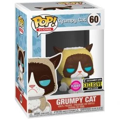 Funko POP Ad Icons - Flocked Grumpy Cat Exclusive POP! Vinyl Figure