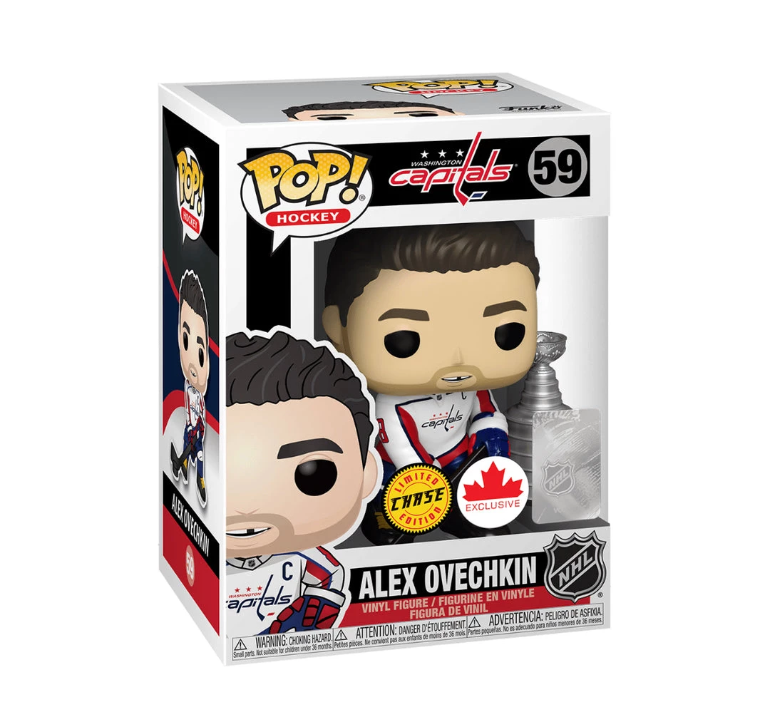 Funko NHL - Capitals Alex Ovechkin (Retro) Chase Pop! Vinyl Figure Funko Items