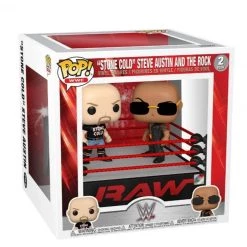 Funko WWE: Ring Moment - The Rock Vs Steve Austin In Ring Pop! Vinyl Figures Funko Items