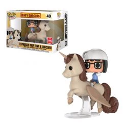 Funko Convention Exclusives SDCC 2018 - Bob's Burgers Espresso Trip Tina & Unicorn Exclusive Pop! Ride Figure