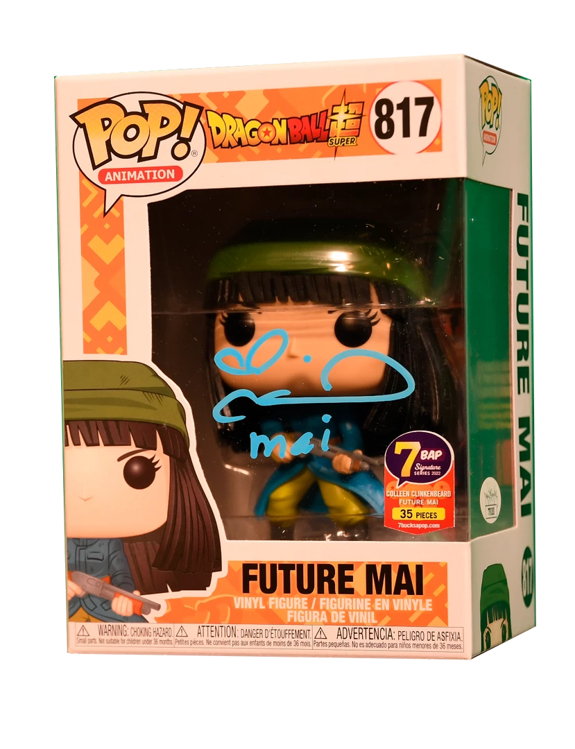 Funko Autographed Items Dragonball Z - Future Mai Autographed Pop! Vinyl Figure 1 Funko Autographed Items Dragonball Z - Future Mai Autographed Pop! Vinyl Figure