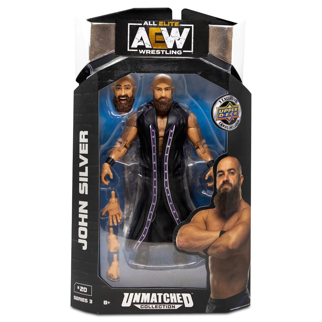 Jazwares AEW Unmatched Series 3 - John Silver New Arrivals 1 Jazwares AEW Unmatched Series 3 - John Silver New Arrivals