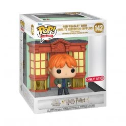 Funko Harry Potter - Ron Weasley Diagon Alley (with Quality Quidditch Supplies) Exclusive Deluxe Pop! Vinyl Figure