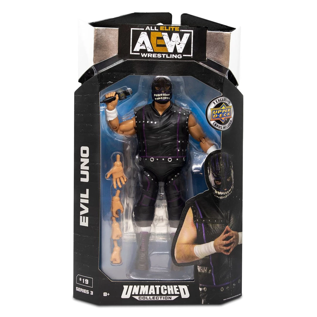 Jazwares AEW Unmatched Series 3 - Evil Uno New Arrivals 1 Jazwares AEW Unmatched Series 3 - Evil Uno New Arrivals