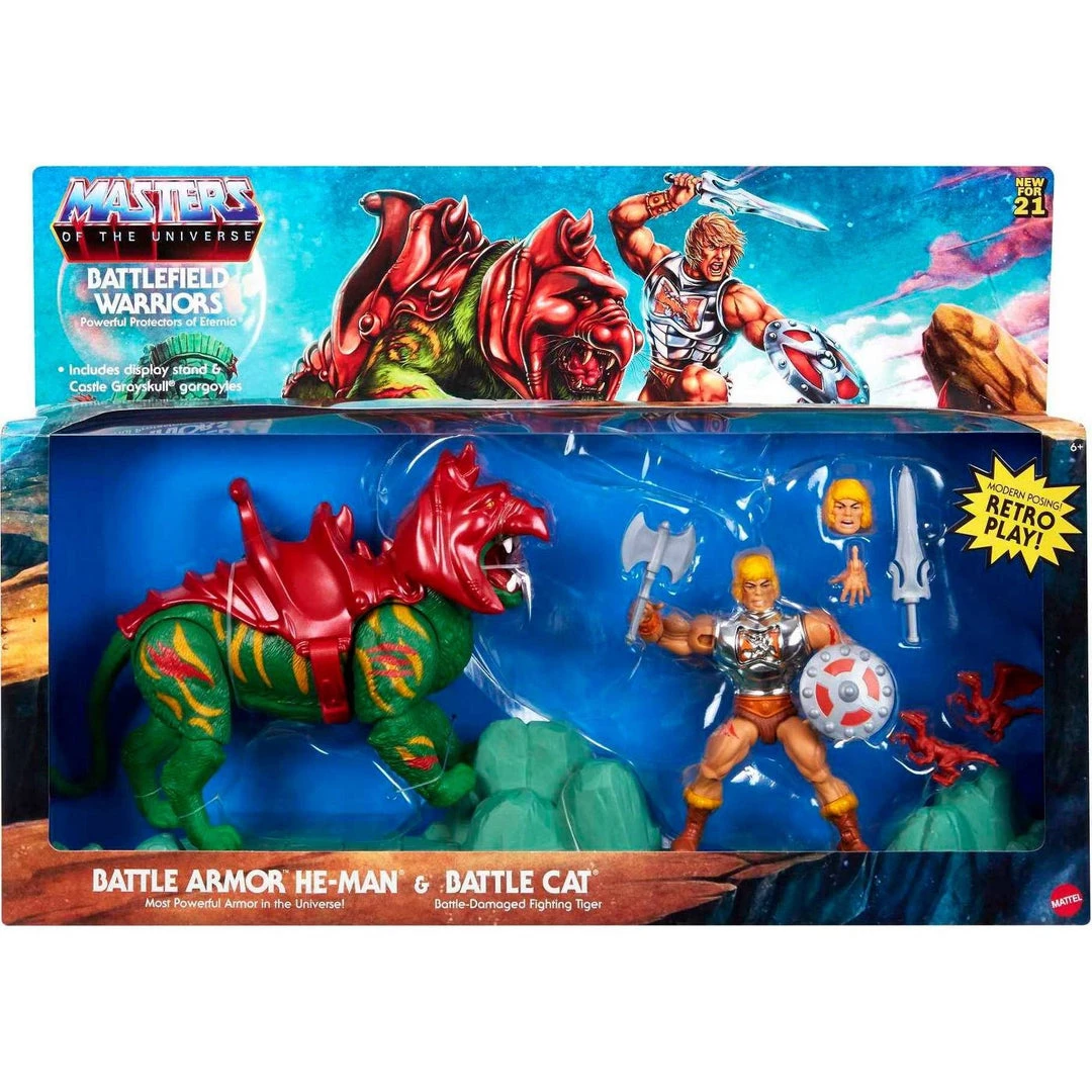 Mattel Masters Of The Universe Origins - Battlefield Warriors Exclusive 2-Pack Figures 1 Mattel Masters Of The Universe Origins - Battlefield Warriors Exclusive 2-Pack Figures