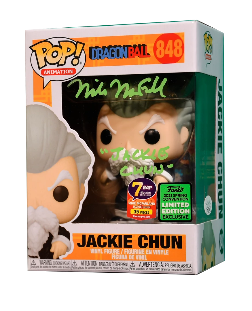 Funko Autographed Items Dragonball - Jackie Chun Autographed Pop! Vinyl Figure 1 Funko Autographed Items Dragonball - Jackie Chun Autographed Pop! Vinyl Figure