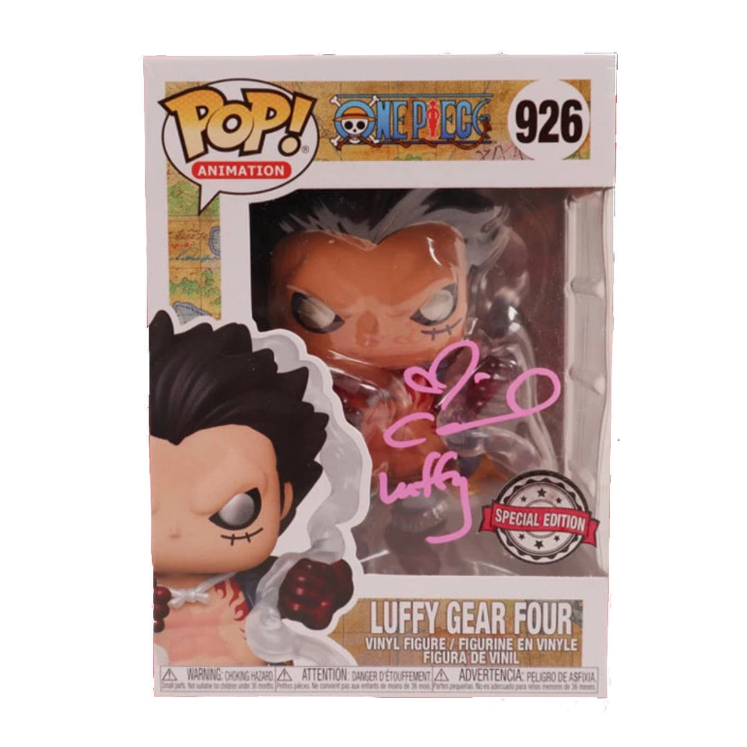 Funko One Piece - Luffy Gear Four Autographed Exclusive Pop! Vinyl Figure Autographed Items 1 Funko One Piece - Luffy Gear Four Autographed Exclusive Pop! Vinyl Figure Autographed Items