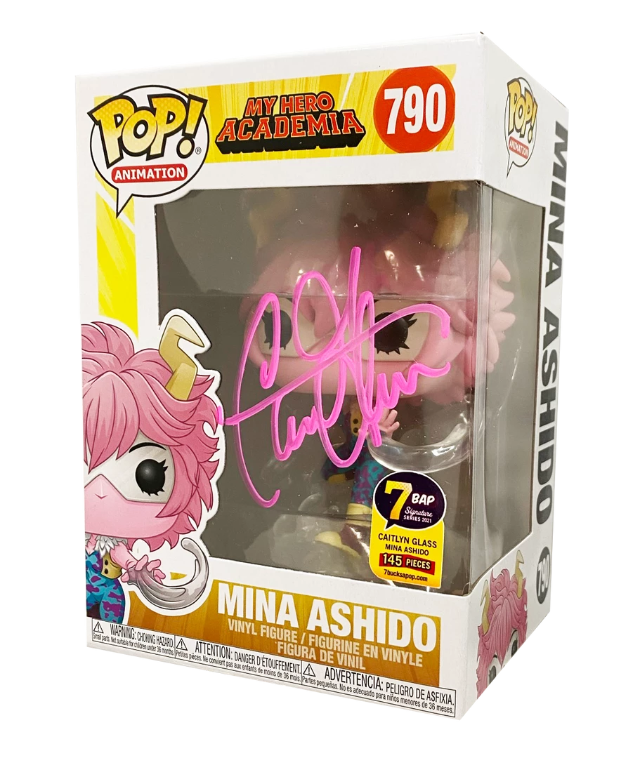 Funko Autographed Items My Hero Academia - Mina Ashido Autographed Pop! Vinyl Figure 1 Funko Autographed Items My Hero Academia - Mina Ashido Autographed Pop! Vinyl Figure