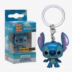 Funko Lilo & Stitch - Stitch (Metallic) Exclusive Pocket Pop Keychain
