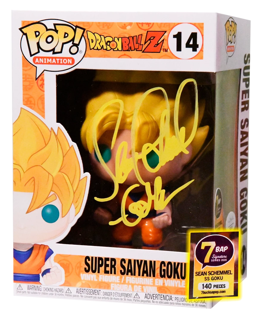 Funko Dragonball Z - Super Saiyan Goku Autographed Pop! Vinyl Figure Autographed Items 1 Funko Dragonball Z - Super Saiyan Goku Autographed Pop! Vinyl Figure Autographed Items