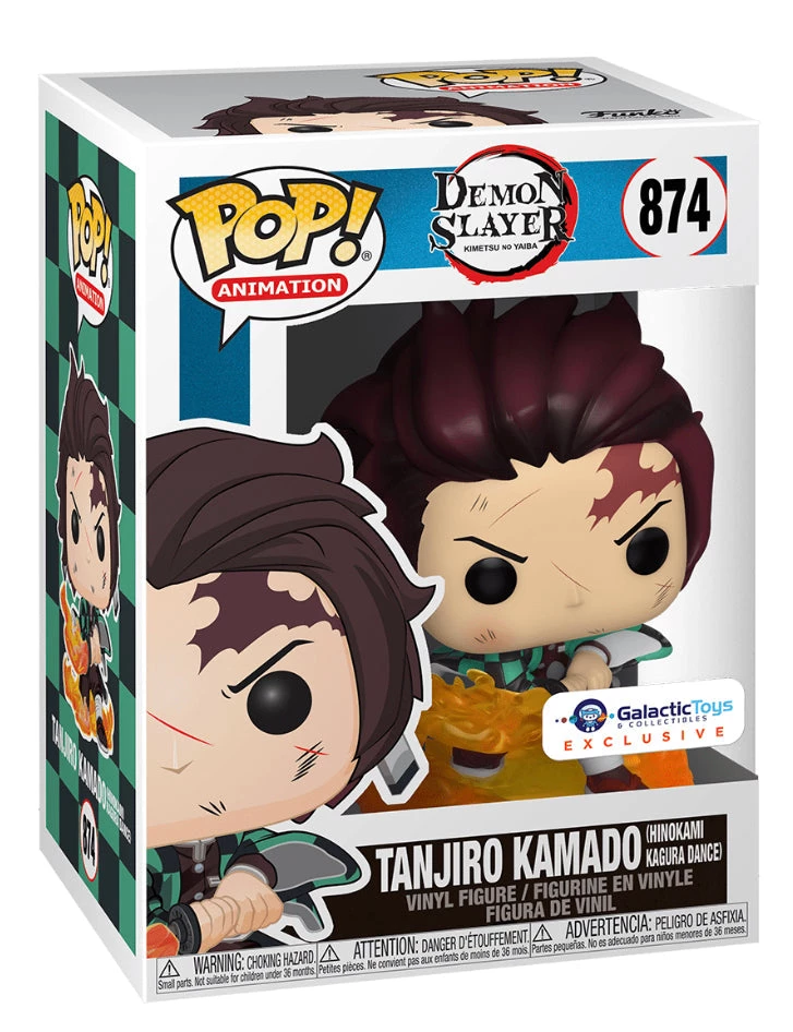 Funko Demon Slayer - Tanjiro Kamado (Hinokami Kagura Dance) Exclusive Pop! Vinyl Figure