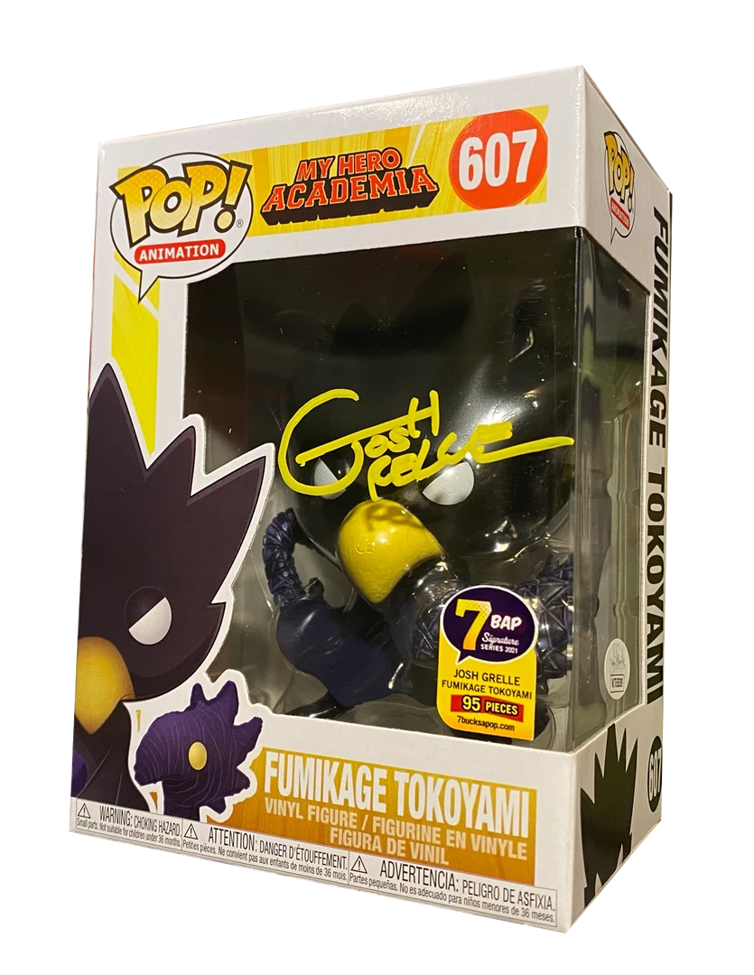 Funko Autographed Items My Hero Academia - Tokoyami Autographed Pop! Vinyl Figure 1 Funko Autographed Items My Hero Academia - Tokoyami Autographed Pop! Vinyl Figure