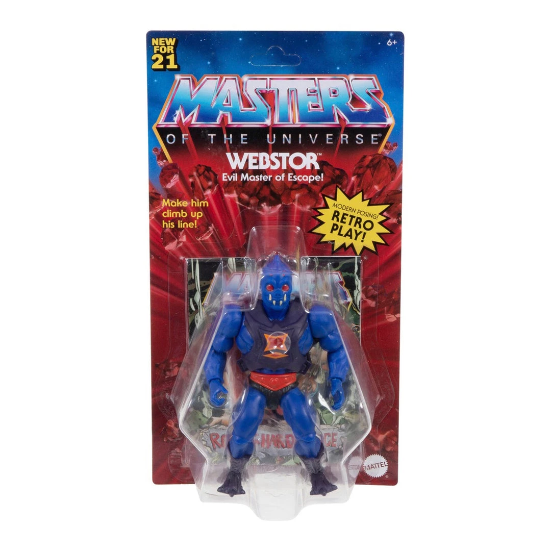 Mattel Masters Of The Universe Origins Series 6 - Webstor 1 Mattel Masters Of The Universe Origins Series 6 - Webstor