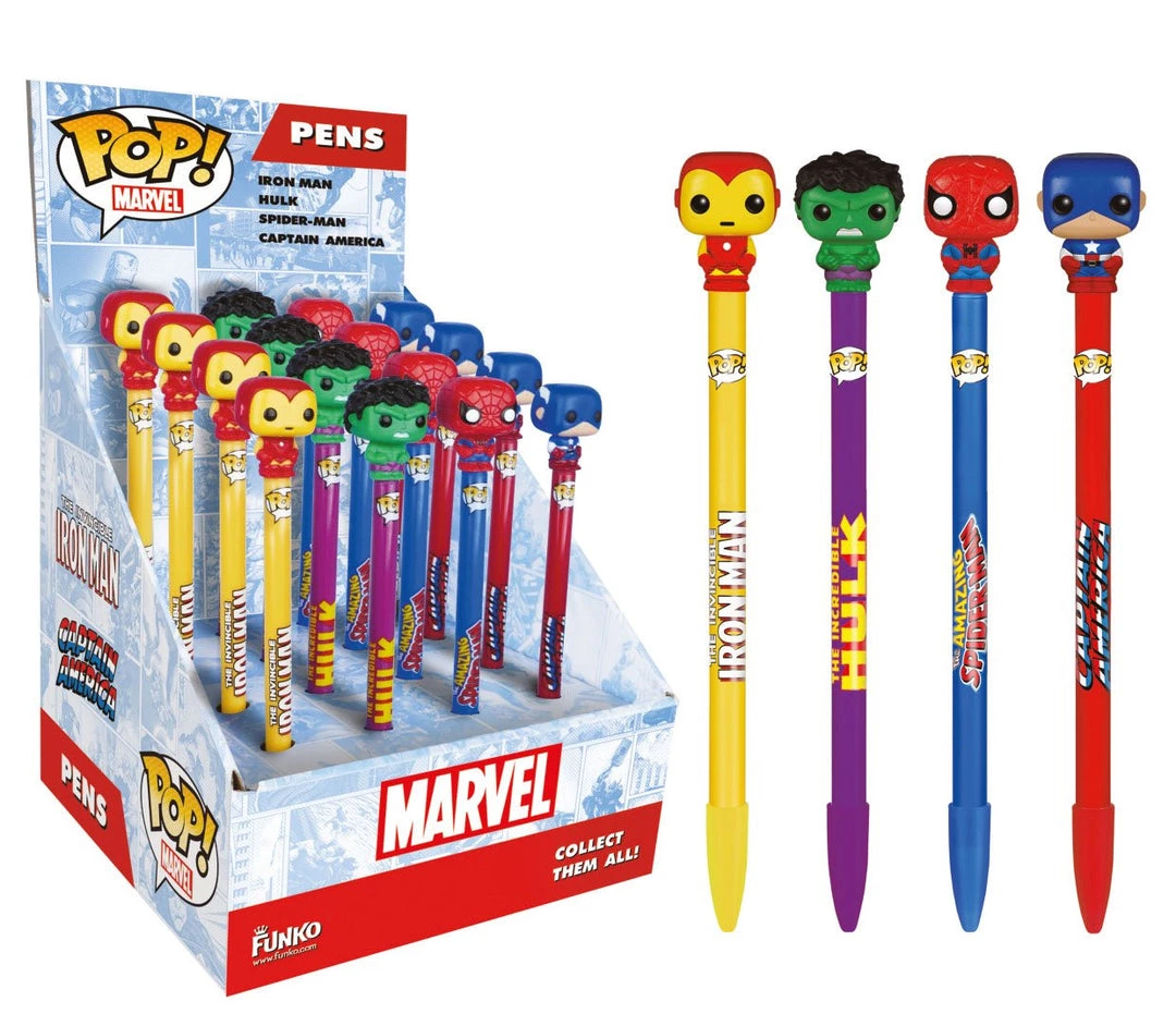 Funko Marvel Universe Series 1 Pop! Pen Toppers Funko Items 1 Funko Marvel Universe Series 1 Pop! Pen Toppers Funko Items