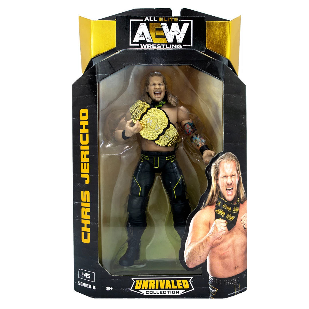 Jazwares AEW Unrivaled Series 6 - "Le Champion" Chris Jericho New Arrivals 1 Jazwares AEW Unrivaled Series 6 - "Le Champion" Chris Jericho New Arrivals