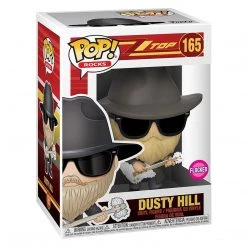 Funko POP Rocks - ZZ Top Dusty Hill Flocked POP! Vinyl Figures