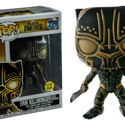Funko Marvel Black Panther Movie - Erik Killmonger Glow Panther GITD Exclusive Pop! Vinyl Figure Funko Items